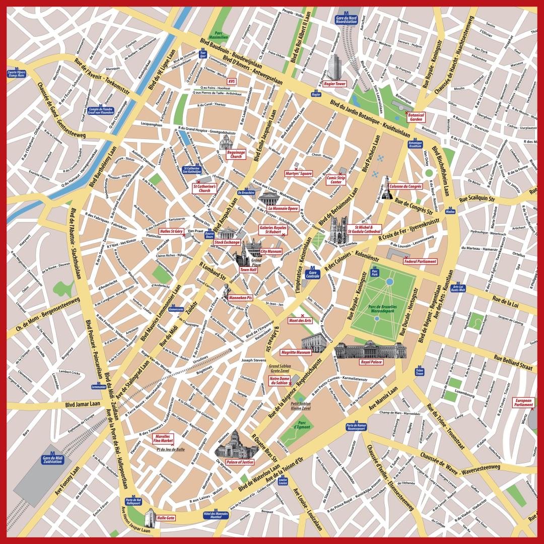 Brussel map